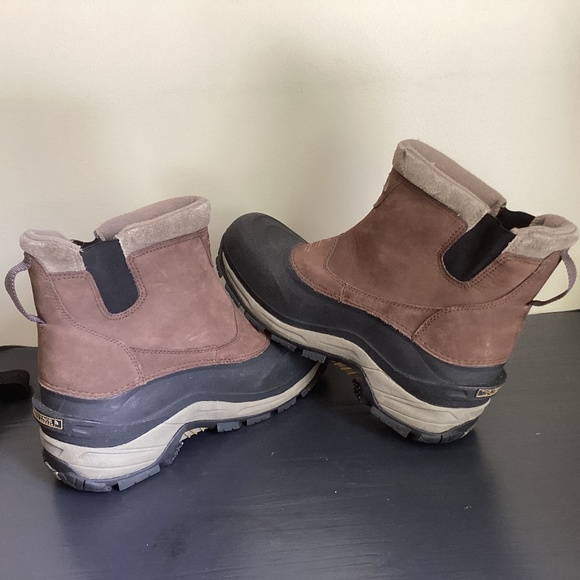 Men’s THE NORTH FACE CHILKAT BROWN WATERPROOF BOOTS SIZE 13 - Picture 1 of 6
